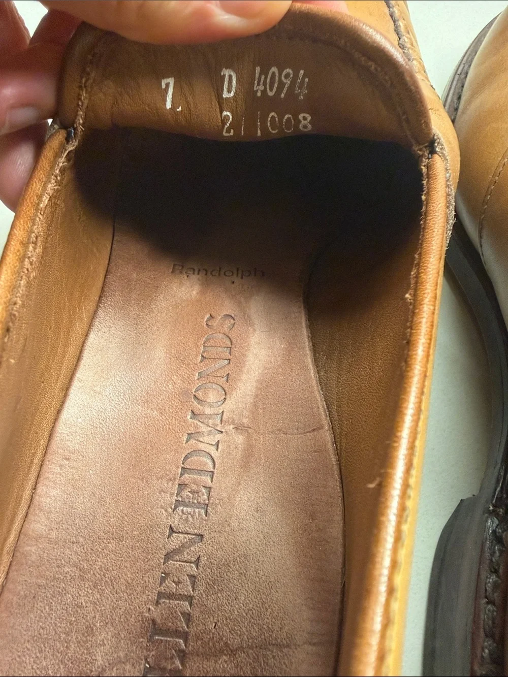 Allen Edmonds Randolph Loafer 7 D